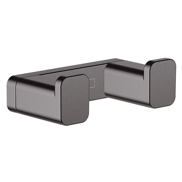 Крючок двойной, шлифованный черный хром Hansgrohe AddStoris 41755340