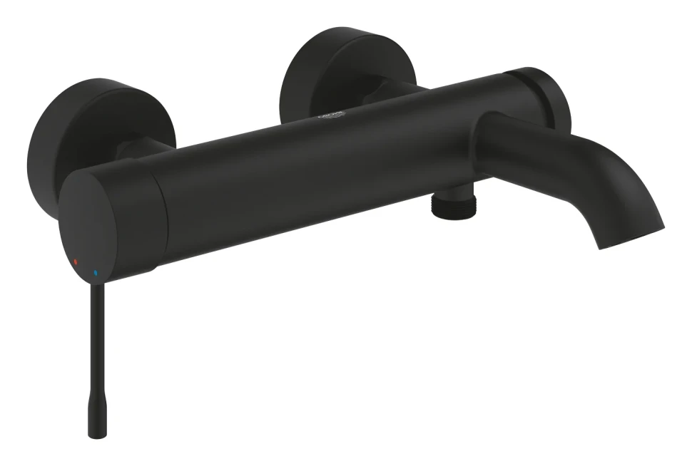 Смеситель для ванны, черный Grohe Essence 25250KF1