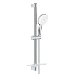 Душевой гарнитур 600, с полочкой, 2 вида струи, хром Grohe Tempesta Cube 110 26907003