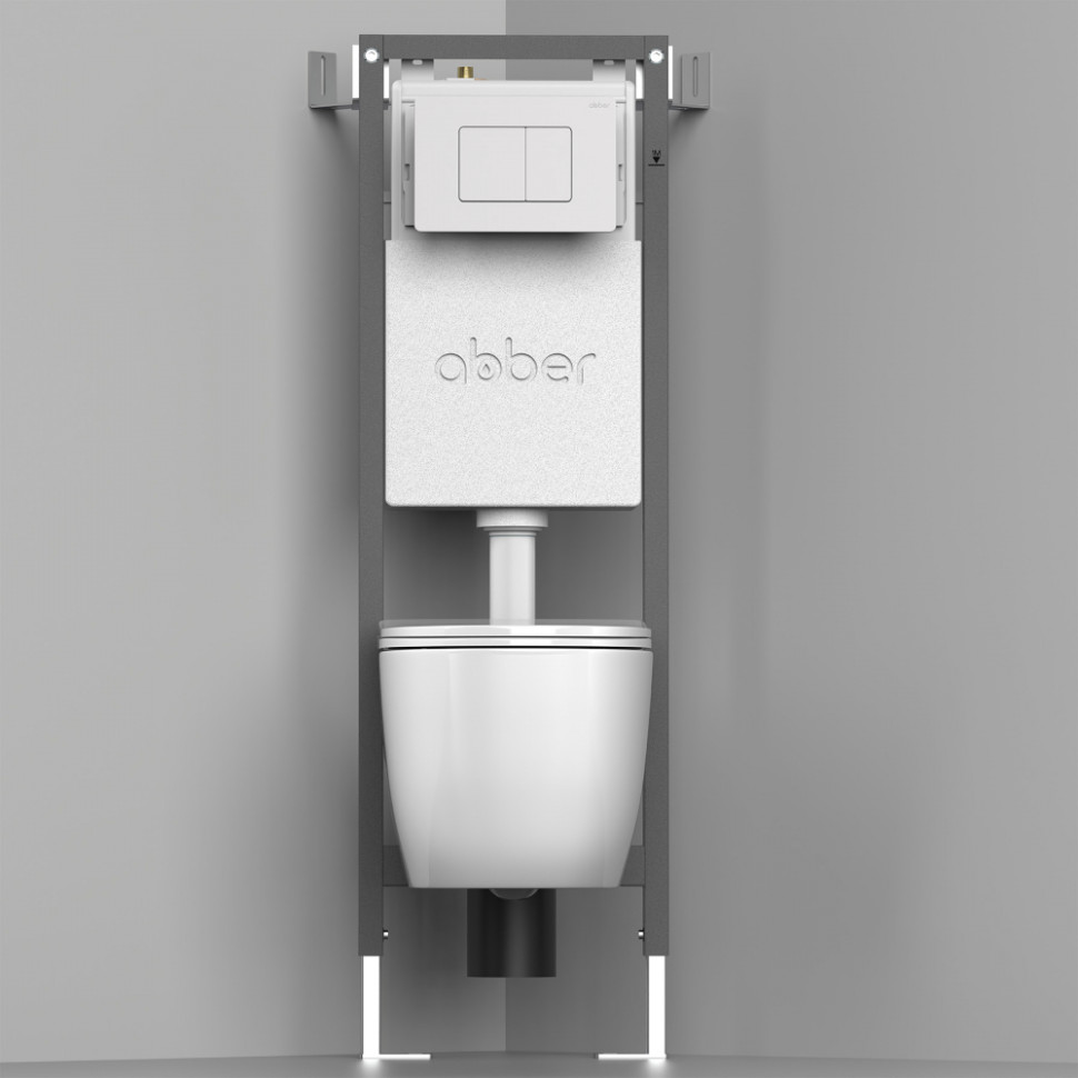 Инсталляция ABBER AC0110 для подвесного унитаза узкая