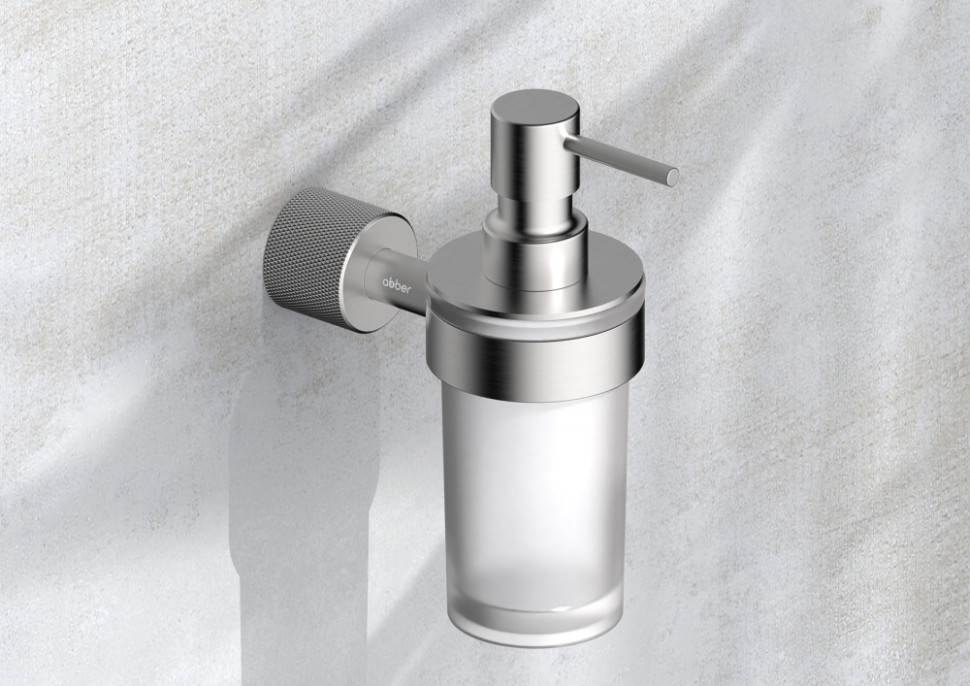 Диспенсер с держателем ABBER Pol 316 AA1959BST брашированная сталь