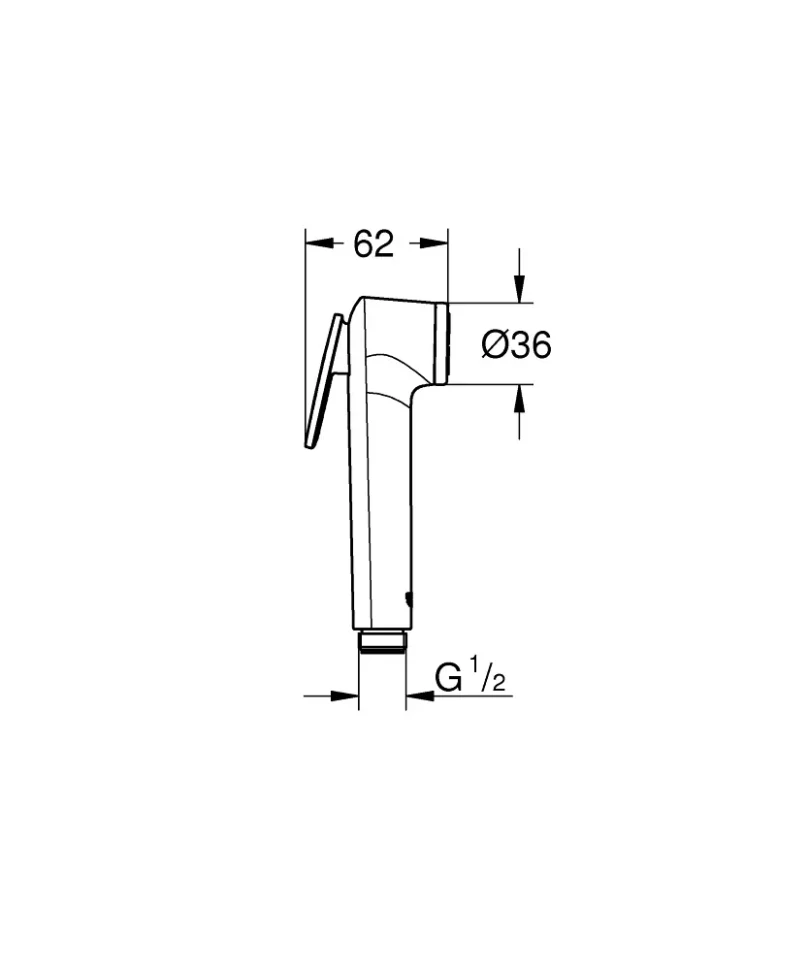 Готовое решение для гигиенического душа GROHE BauClassic (26506) скрытого монтажа (129186)