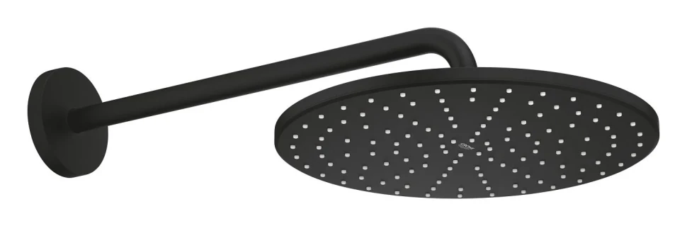 Верхний душ с кронштейном 142, черный Grohe Rainshower 310 22122KF0