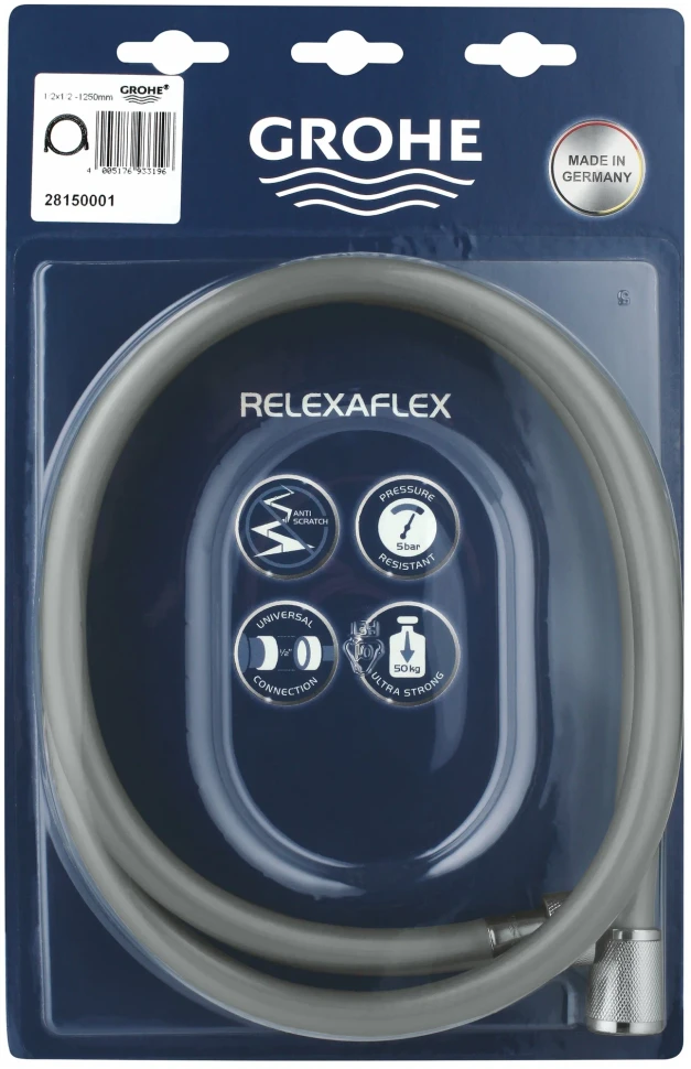 Душевой шланг 1250, хром Grohe Relexa 28150001