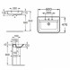 УМЫВАЛЬНИК ROCA THE GAP 650Х470