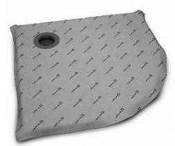 Душевая плита 890x890 с компактным трапом Radaway 5AK0909