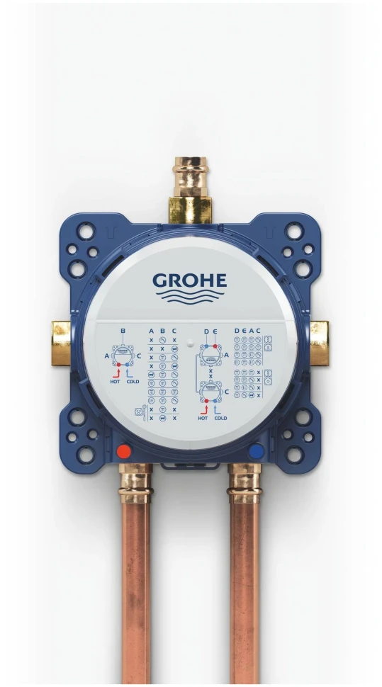 Скрытая часть термостат для ванны / душа Grohe rapido smartbox 35600000