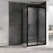 Душевой уголок ABBER Schwarzer Diamant AG30100B-S75B