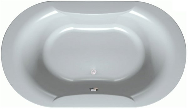 Ванна акриловая овал Kalpa San GLORIANA 190, BASIS раз без (в комплекте с каркасом, С/П)