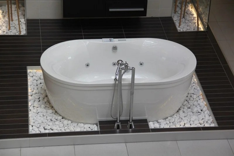 Ванна акриловая овал Kalpa San GLORIANA 190, BASIS раз без (в комплекте с каркасом, С/П)