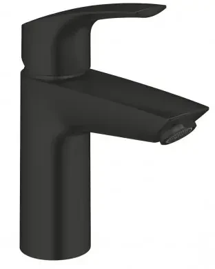 Смеситель однорычажный для раковины GROHE Eurosmart, донный клапан, размер S, матовый чёрный (239222433)