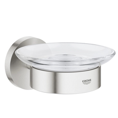 Мыльница Grohe Essentials с держателем, суперсталь