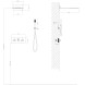 Душевая система ABBER Wasser Kreis AF8151MRG скрытого монтажа без излива, термостат, розовое золото матовое