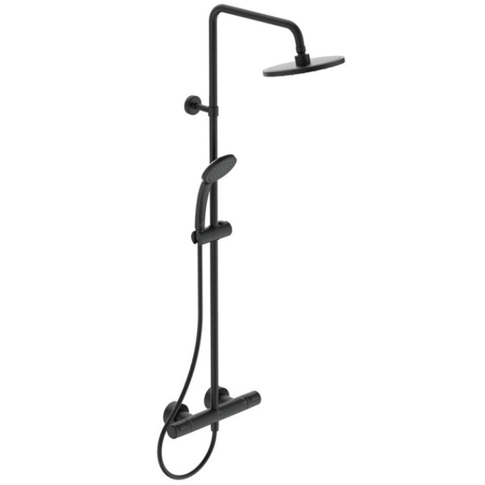 Душевая система Ideal Standard Ceratherm T25 A7545XG 115 5 черный матовый термостат