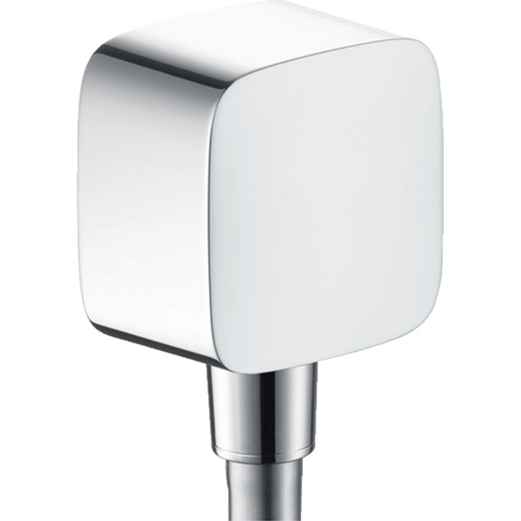 Подключение для душевого шланга с клапаном обратного тока, хром Hansgrohe FixFit 26457000