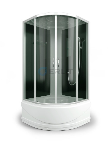 Душевая кабина ER3510TP-C4 1000*1000*2150 высокий поддон, тонированное стекло