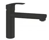Смеситель для мойки GROHE Eurosmart однорычажный, матовый черный (303052431)