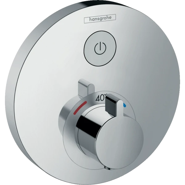 Термостат для душа, встраиваемый, на 2 потребителя, хром Hansgrohe ShowerSelect 15744000