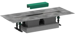 Трап линейный для пола 600, со скрытой монтажной частью Hansgrohe uBox Universal 56022180