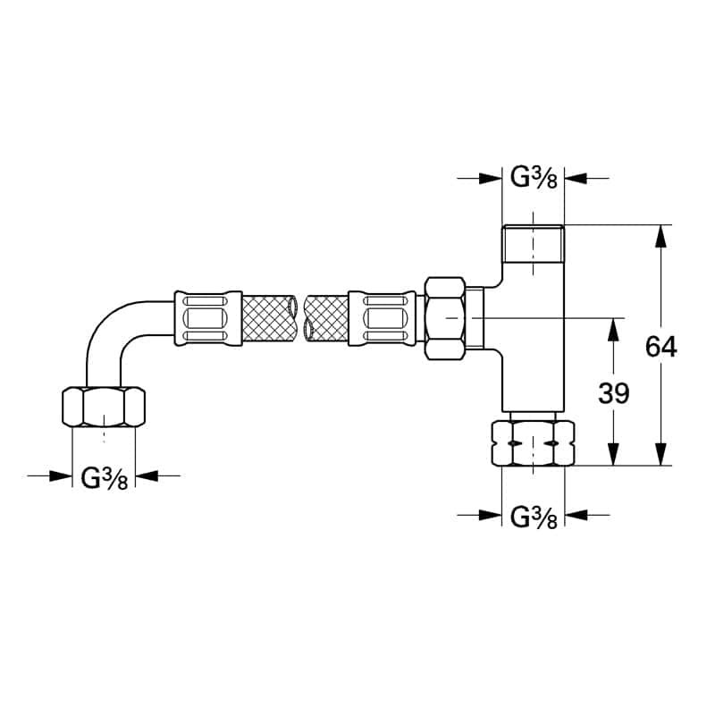 Набор подключения для Grohtherm Micro Grohe 47533000