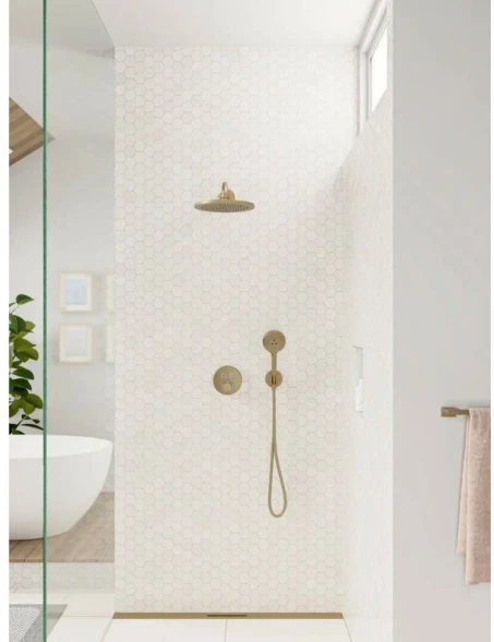 Верхний душ 280, золото Hansgrohe Croma 26220990