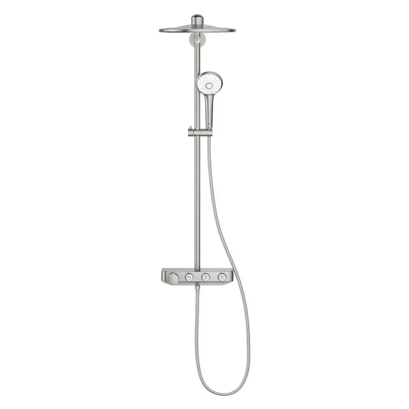 Душевая система с термостатом для душа, суперсталь Grohe Euphoria SmartControl 310 Duo 26507DC0