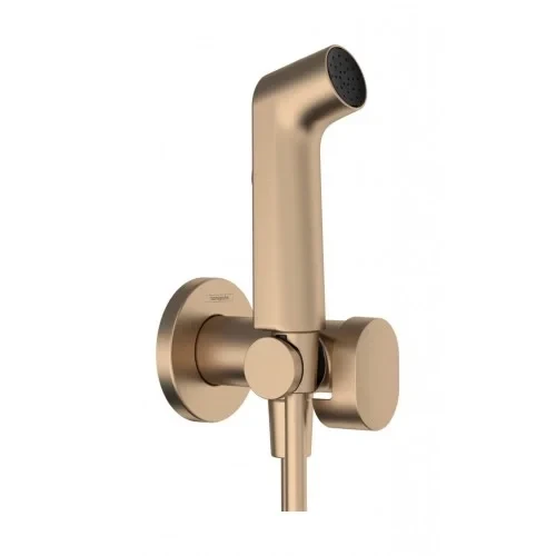 Гигиенический душ с держателем и шлангом 1250, бронза Hansgrohe 29232140