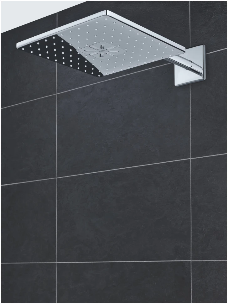 Верхний душ с кронштейном 310, 2 режима струи, хром Grohe Rainshower 310 SmartActive 26479000