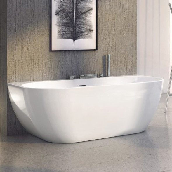 Ванна акриловая RAVAK FREEDOM W 1660x800 белая отдельностоящая