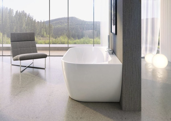 Ванна акриловая RAVAK FREEDOM W 1660x800 белая отдельностоящая