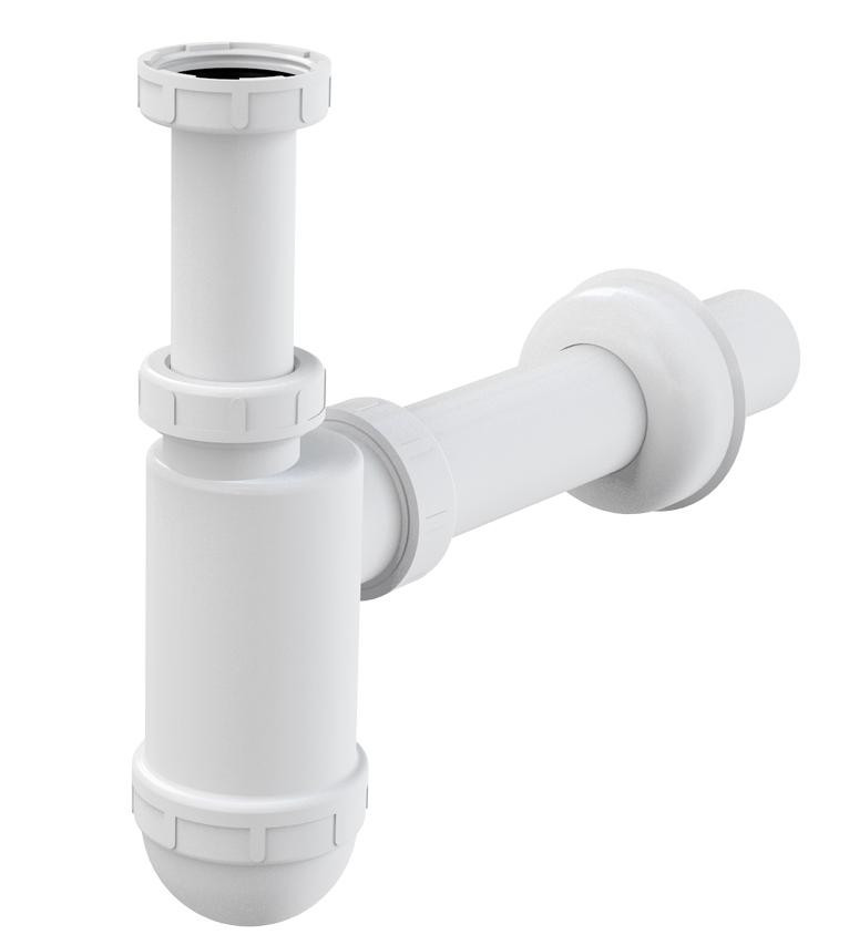 Сифон для раковины d40, с накидной гайкой 5/4 Alcaplast A43