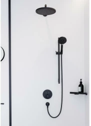 Верхний душ 280, черный Hansgrohe Croma 26220670