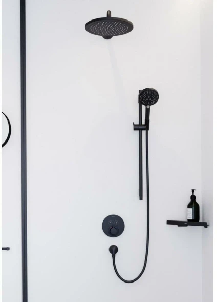 Верхний душ 280, черный Hansgrohe Croma 26220670