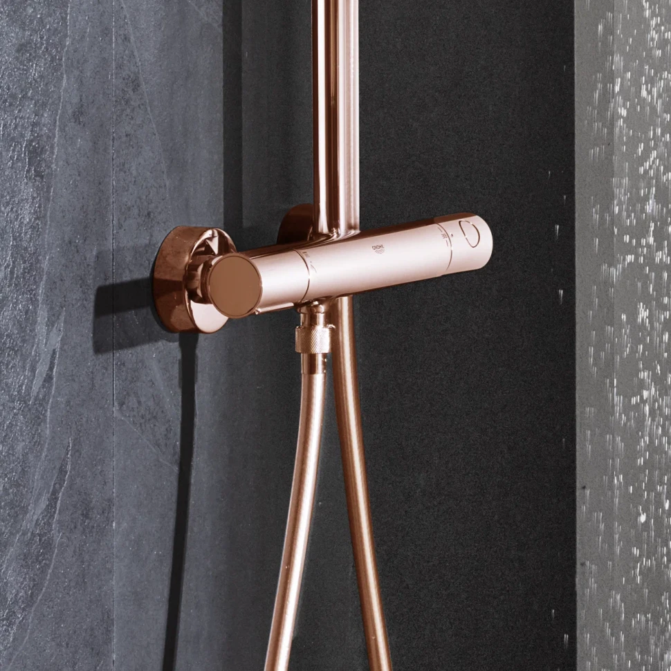 Душевая система с термостатом для душа, теплый закат глянец Grohe Euphoria XXL 310 26075DA0