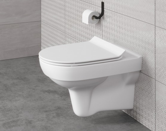 Подвесной унитаз CERSANIT CITY Clean On DPL EO slim