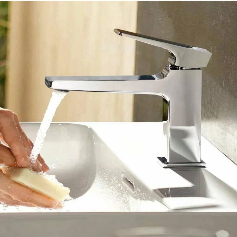Смеситель для раковины 100, с донным клапаном, хром Hansgrohe Metropol 32502000