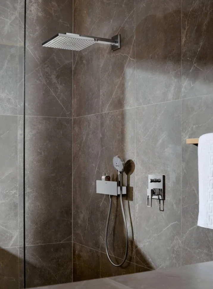 Верхний душ с кронштейном 300, белый Hansgrohe Raindance E 26238700
