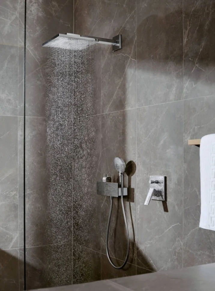 Верхний душ с кронштейном 300, белый Hansgrohe Raindance E 26238700