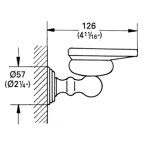 Держатель для мыльницы, хром Grohe Sinfonia 40045000
