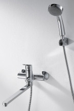 F64898C-LB BRAVAT DROP Смеситель для ванны с длинным изливом (к/к 4)