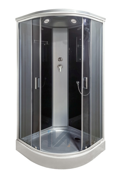 Душевая кабина IVA SC010CTG 1000*1000*2150 низкий серый поддон, тонированное стекло