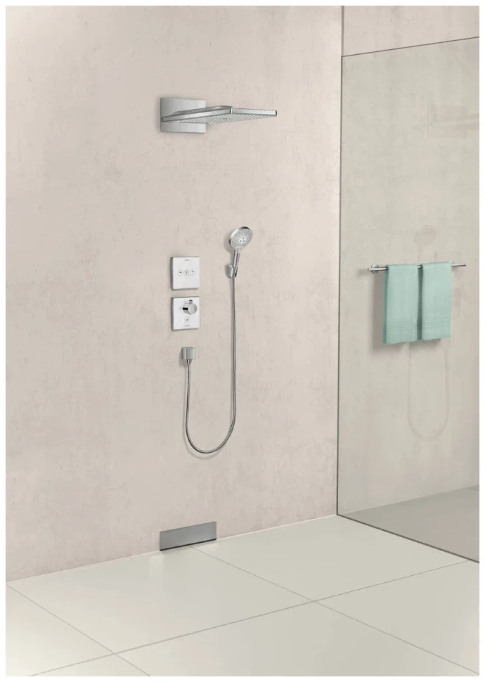 Подключение для душевого шланга, хром Hansgrohe FixFit Square 26455000