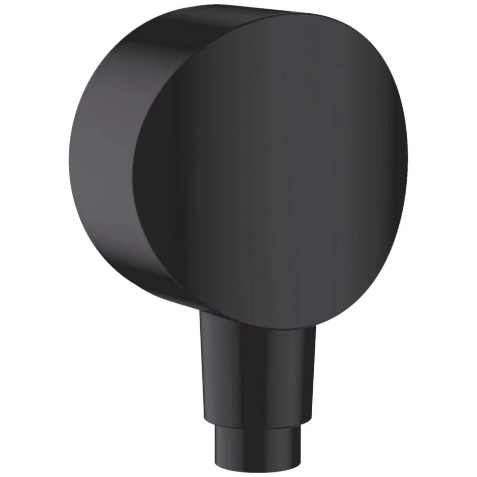 Подключение для душевого шланга, черный Hansgrohe FixFit 26453670