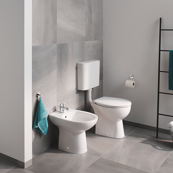 Биде напольное, с крепежами, альпин-белый Grohe Bau Ceramic 39432000