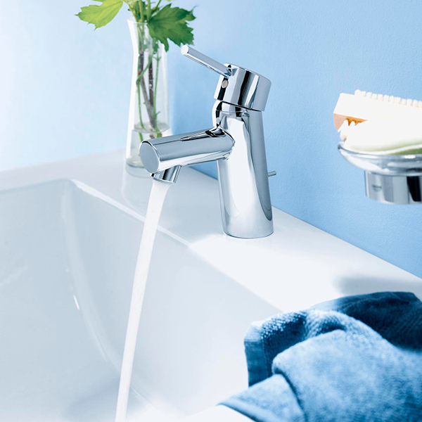 Смеситель для раковины с донным клапаном, размер S, хром Grohe Concetto 32204001