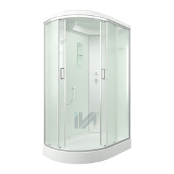Душевая кабина IVA SC012CMR 1200*800*2150 низкий поддон, светлое стекло