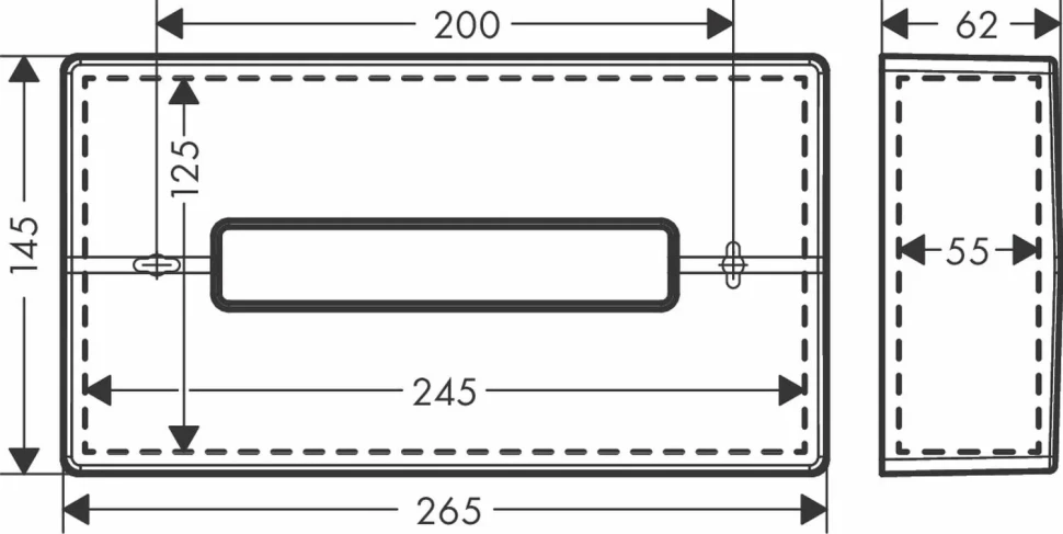 Держатель бумажных полотенец, шлифованная бронза Hansgrohe AddStoris 41774140