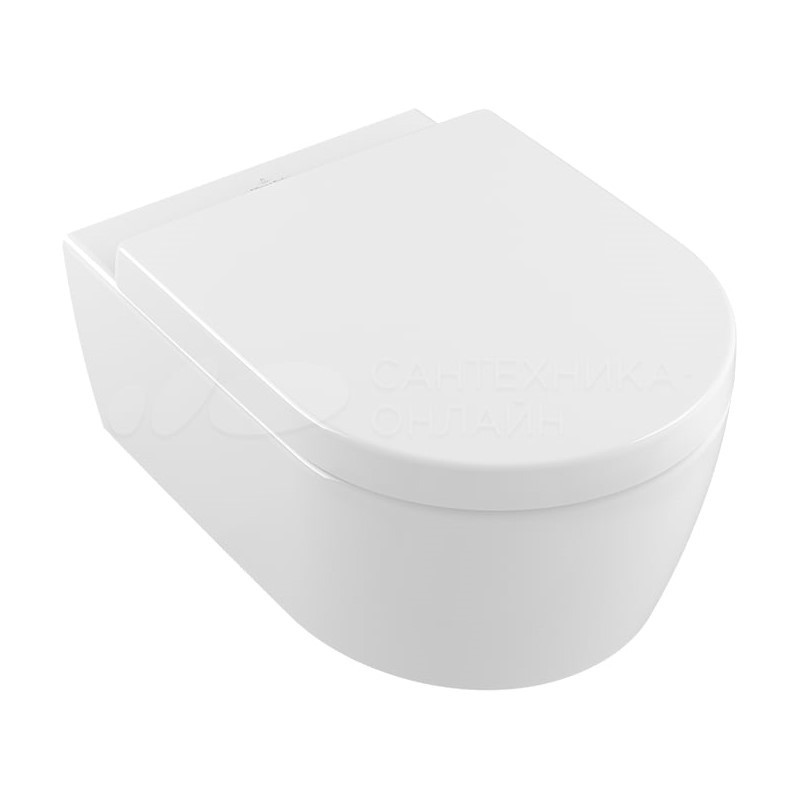 5656R001 Унитаз 370х530, подвесной, DirectFlush + 9M77C101 Сиденье для унитаза, QuickRelease, SoftClosing