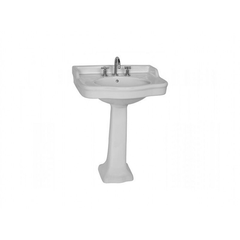 Раковина для постамента полупостамента Vitra Efes-Aria 6055B003-0001 72_54 квадратная