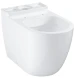 Унитаз напольный, безободковый, белый Grohe Bau Ceramic 39910000